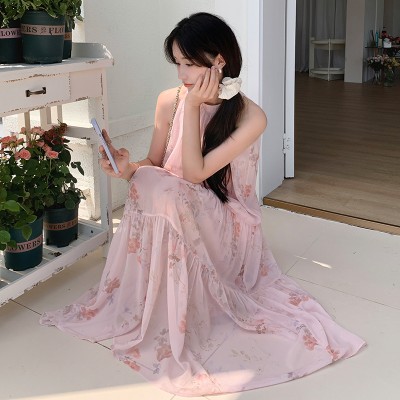 <!--无袖宽松飘逸蛋糕连衣裙155-->
