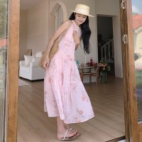 无袖宽松飘逸蛋糕连衣裙155