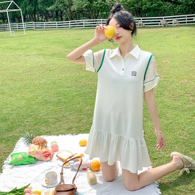 <!--现货数据号现货夏季新款学院风甜美连衣裙7715-->