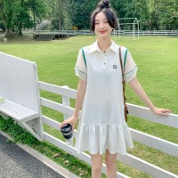现货数据号现货夏季新款学院风甜美连衣裙7715