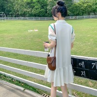 现货数据号现货夏季新款学院风甜美连衣裙7715