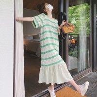 2024跳色小个子学院风森仙连衣裙女D161