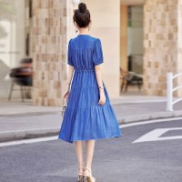 【夏季女装新款】时尚洋气天丝牛仔连衣裙B2