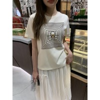 2024夏季印花方块短袖T恤
