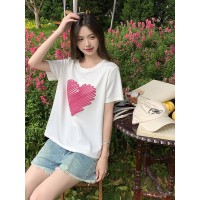 9937款2024夏装前片工艺印花T恤