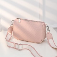 新款编织女包大容量宽肩带单肩包女斜挎小包bags