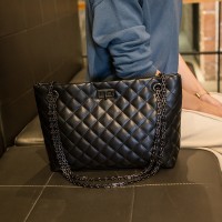 包包女包新款大容量菱格链条包质感时尚女士单肩大包bags