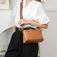 新款宽肩带高级感贝壳包女包女士单肩斜挎包潮