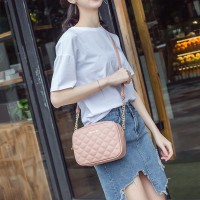 新款女包春款女士包包潮流小方包菱格大容量时尚单肩斜挎包女