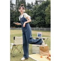 现货春夏季牛仔背带裤宽松休闲连体裤女062档口2330款