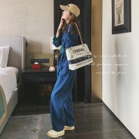 【现货2024】连体裤工装牛仔拼接撞色高级感199