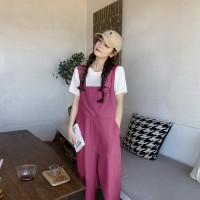 现货夏季全棉宽松休闲背带连体裤女062档口2325款