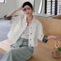 现货牛仔新中式风减龄网红B款宫廷/古典2024年春季2024年春季