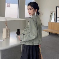 现货牛仔新中式风减龄网红B款宫廷/古典2024年春季