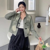 现货牛仔新中式风减龄网红B款宫廷/古典2024年春季