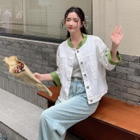 现货跑量牛仔新中式风减龄网红B款宫廷/古典2024年春季