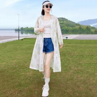 2024夏季新款防晒服长款大码休闲连帽薄款防晒衣