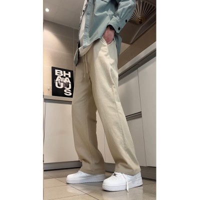 <!--春夏抖音主推棉麻拖地阔腿裤休闲裤风不断货-->