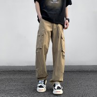 新款三防裤户外冲锋裤防水全开拉链设计感拼接内穿裤腰带