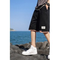 Q短裤男士夏季冰丝薄款工装休闲中裤男生潮牌运动速干五分裤