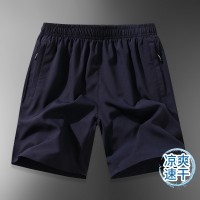Q冰丝透气速干五分裤户外运动裤男士夏季休闲短裤五分裤宽松