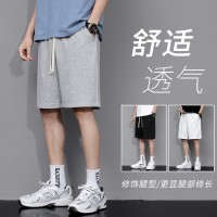 纯色短裤男夏季潮流宽松篮球裤百搭五分裤休闲裤运动裤韩版沙滩裤
