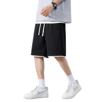 新款大码工装短裤男夏季男潮流休闲美式中裤男生速干宽松五分裤子