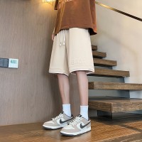 新款大码工装短裤男夏季男潮流休闲美式中裤男生速干宽松五分裤子