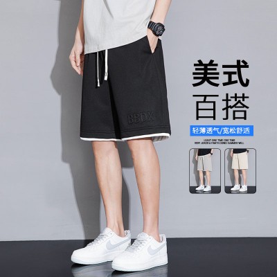 <!--新款大码工装短裤男夏季男潮流休闲美式中裤男生速干宽松五分裤子-->