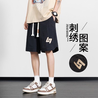 <!--男款夏季短裤男士2024新款潮牌薄款宽松五分裤百搭运动休闲裤-->