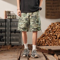 新款大码休闲短裤男生夏季薄款五分马裤男生宽松男款运动工装裤子