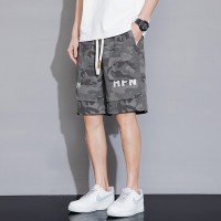 新款大码休闲短裤男生夏季薄款五分马裤男生宽松男款运动工装裤子