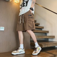 2024新款工装短裤男夏季男士运动休闲美式中裤男生速干宽松五分裤