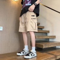 2024新款工装短裤男夏季男士运动休闲美式中裤男生速干宽松五分裤