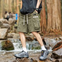 2024新款工装短裤男夏季男士运动休闲美式中裤男生速干宽松五分裤