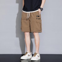 2024新款工装短裤男夏季男士运动休闲美式中裤男生速干宽松五分裤