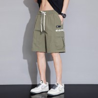 2024新款工装短裤男夏季男士运动休闲美式中裤男生速干宽松五分裤
