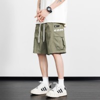 2024新款工装短裤男夏季男士运动休闲美式中裤男生速干宽松五分裤