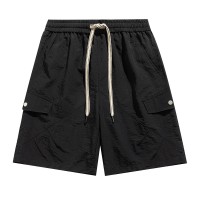 新款休闲短裤男生夏季薄款五分马裤男生宽松男款运动工装裤子