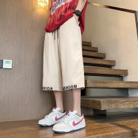 新款速干工装短裤男2024夏季新款男士七分休闲裤子胖子宽松大码潮