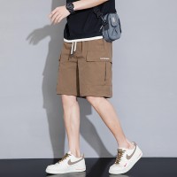 2024新款大码工装短裤男夏季男士运动休闲美式中裤男生速干宽松五