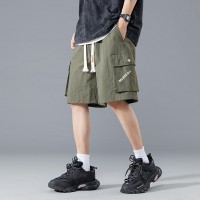 2024新款大码工装短裤男夏季男士运动休闲美式中裤男生速干宽松五