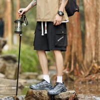 2024新款大码工装短裤男夏季男士运动休闲美式中裤男生速干宽松五