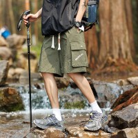 2024新款大码工装短裤男夏季男士运动休闲美式中裤男生速干宽松五