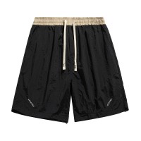 夏天休闲短裤男生夏季薄款宽松沙滩马裤冰丝中裤男士运动五分裤子