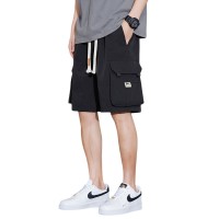 大码工装短裤男夏季男士运动休闲美式中裤男生速干宽松五分裤子