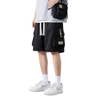 新款大码休闲短裤男生夏季薄款五分马裤男生宽松男款运动工装裤子