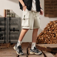 新款大码休闲短裤男生夏季薄款五分马裤男生宽松男款运动工装裤子