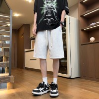 Q夏季短裤男士宽松纯色冰感时尚百搭潮流运动学生情侣简约裤