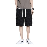 夏季薄款男士休闲短裤亲肤宽松工装短裤五分休闲裤中裤男